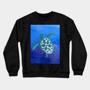 Sea Turtle with Teeth Crewneck Sweatshirt